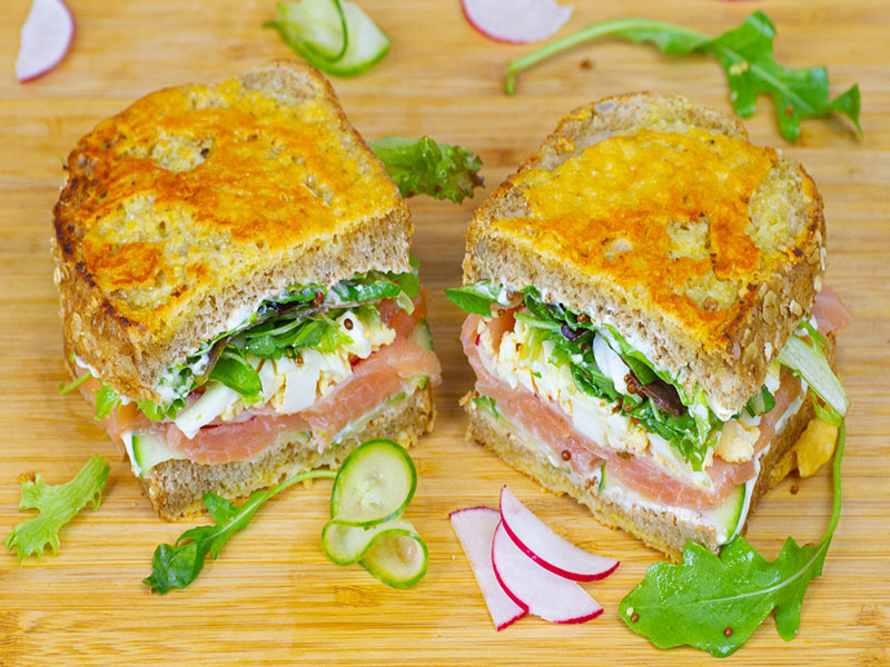 Sandwich de salmon
