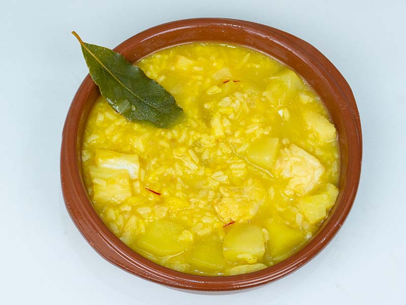 guiso bacalao con patatas en olla a presion