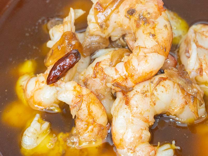 receta gambas o gambones al ajillo