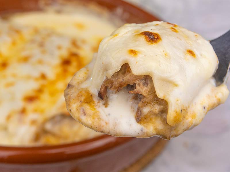 Receta canelones de carne estofada en olla lenta