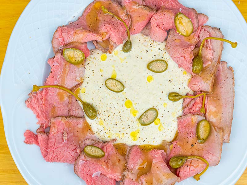 receta tradicional de vitello tonnato
