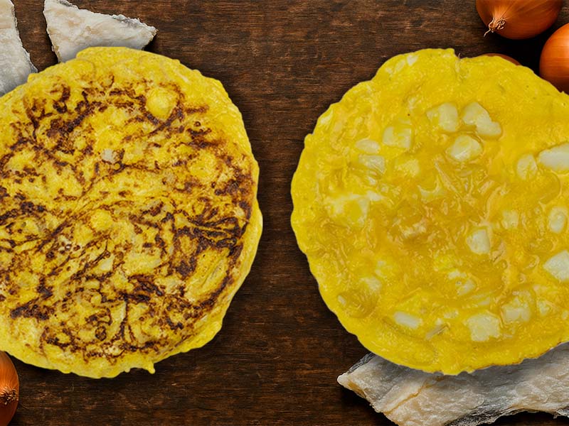 receta tortilla de bacalao sidrería