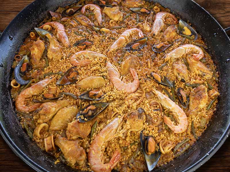 Como hacer paella española