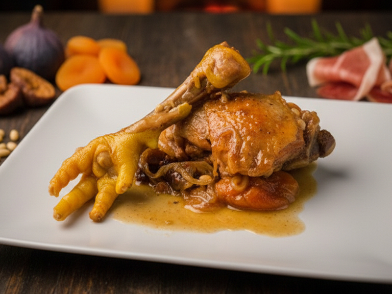 Receta pollo guisado tradicional para Navidad