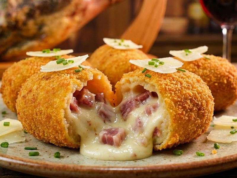 Receta croquetas de jamon