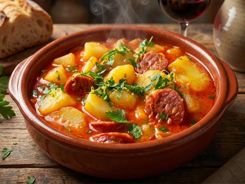 como hacer patatas a la riojana