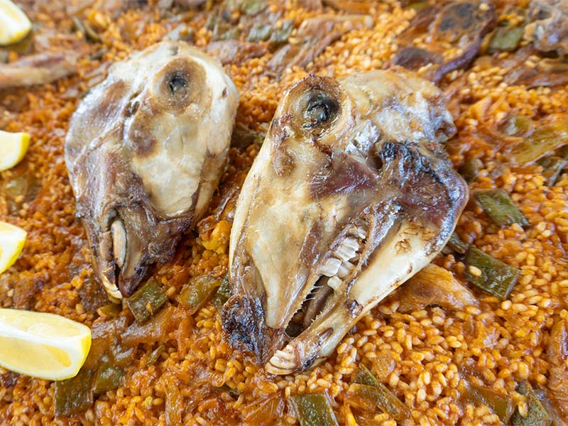 como hacer Paella de cordero